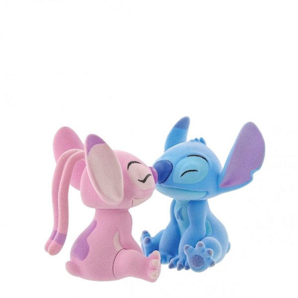 6013987-Flocked Kissing Stitch and Angel