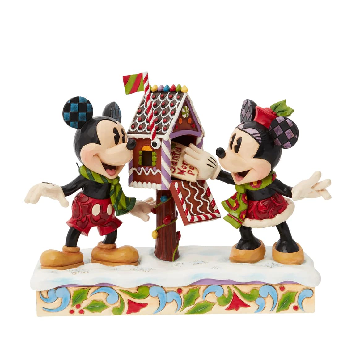 Mickey & Minnie Mouse Posting a Christmas Letter