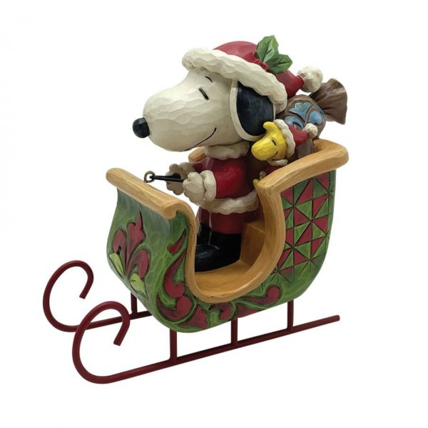 6015038-Snoopy & Woodstock in a Sleigh
