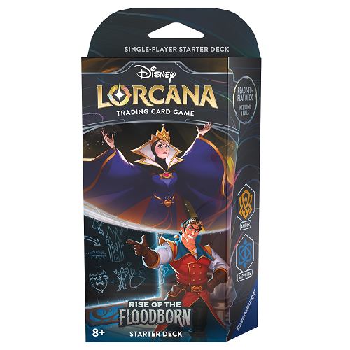 Disney Lorcana - Rise of the Floodborn - Starter Deck The Evil Queen & Gaston