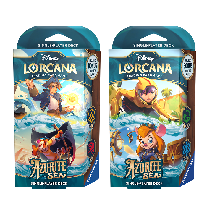 Disney Lorcana Azurite Sea Starter Deck Set