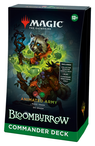 Magic The Gathering BLOOMBURROW COMMANDER DECK ANIMATED ARMY