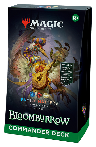 Magic The Gatthering BLOOMBURROW COMMANDER DECK FAMILY MATTERS